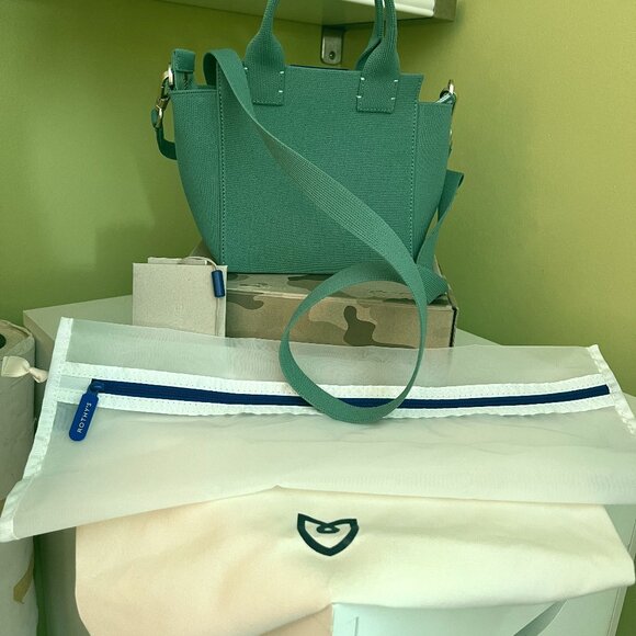 Rothy's Original The Mini Handbag in Juniper Green - Picture 7 of 9